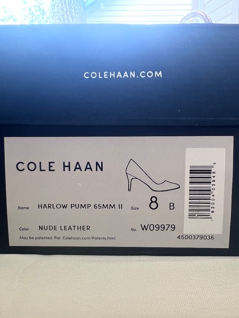 Cole Haan Nude Blush Leather Pointed-Toe Heels - Picture 7 of 7